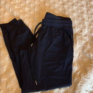 ZYIA Blue Joggers with Elastic Waistband and Tapered Ankles